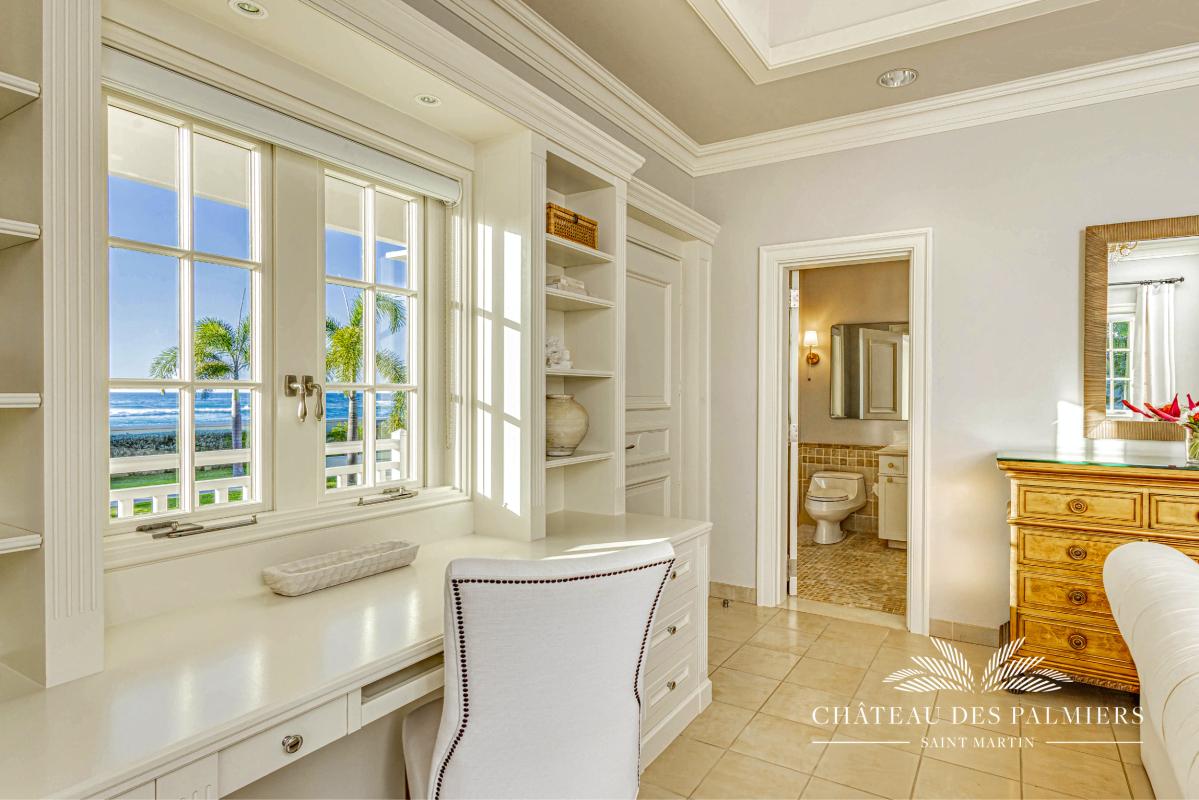 16.Location villa Chateau des Palmiers accés mer Terres Basses Saint Martin